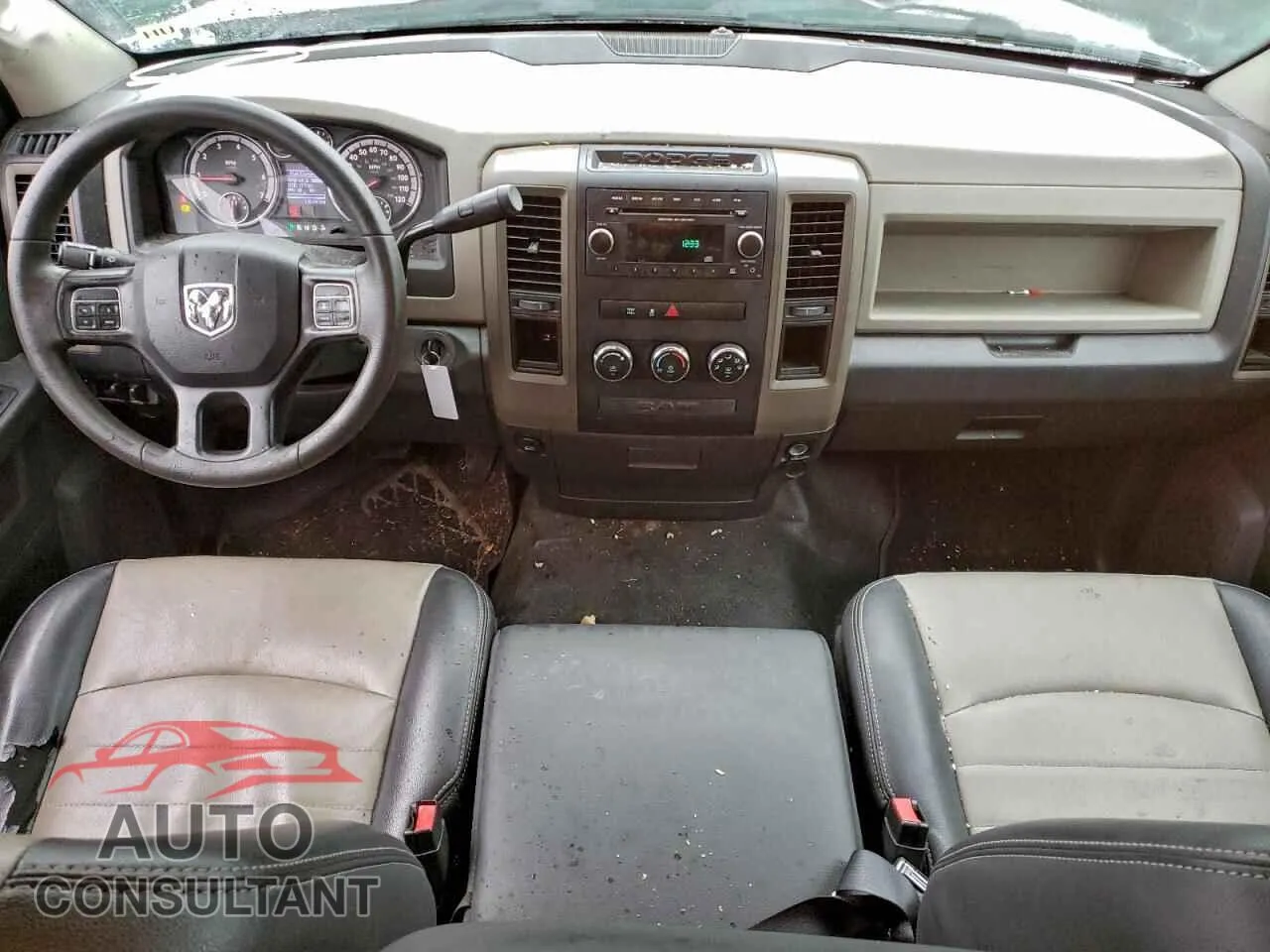2012 DODGE RAM 1500 Damaged VIN 1C6RD6FP6CS253715 – undercarriage