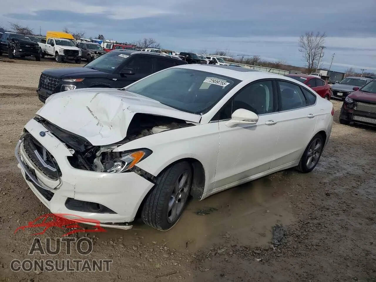 2014 FORD FUSION VIN 1FA6P0H72E5374035