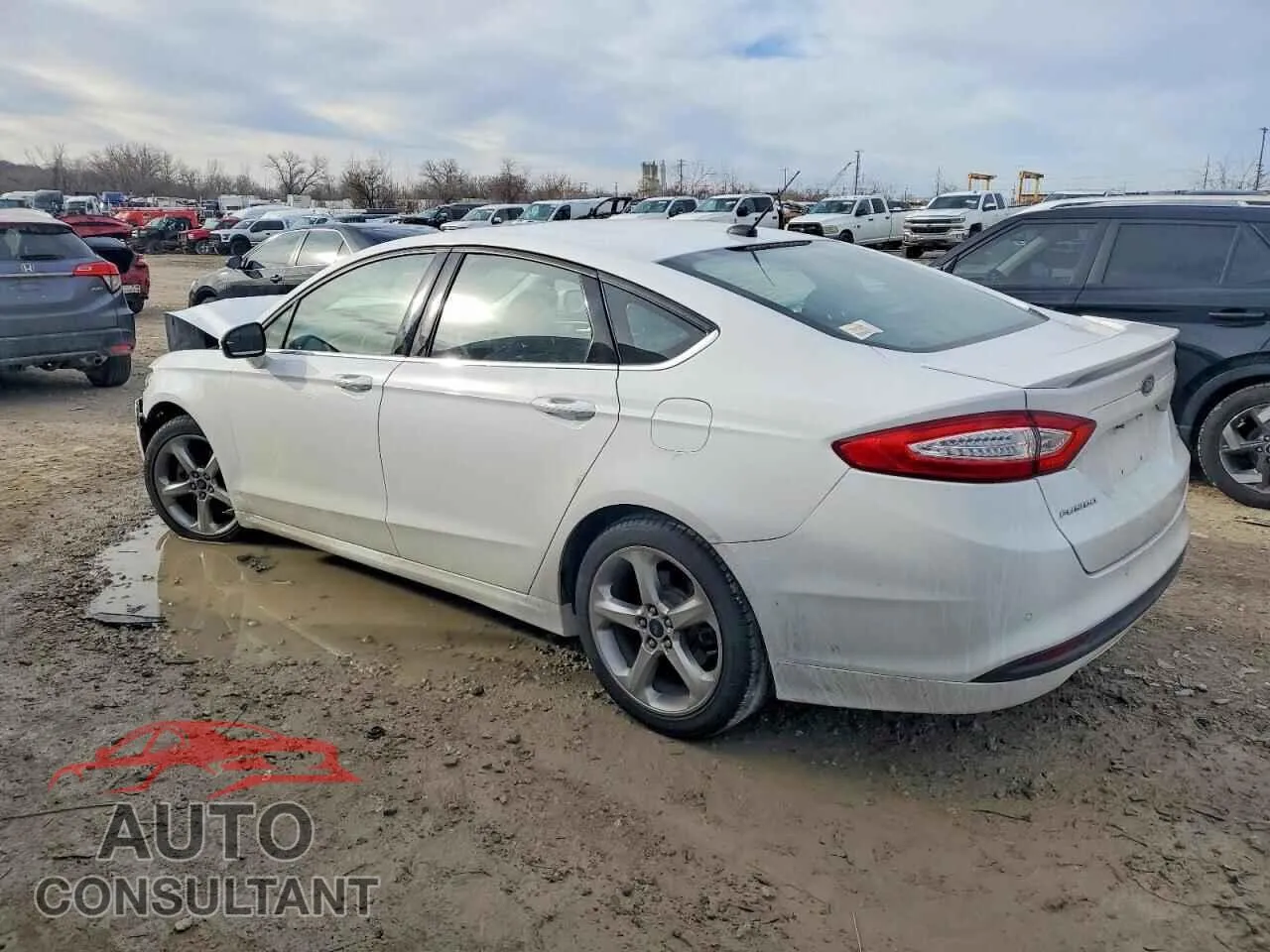 2014 FORD FUSION Damaged VIN 1FA6P0H72E5374035 – rear exterior