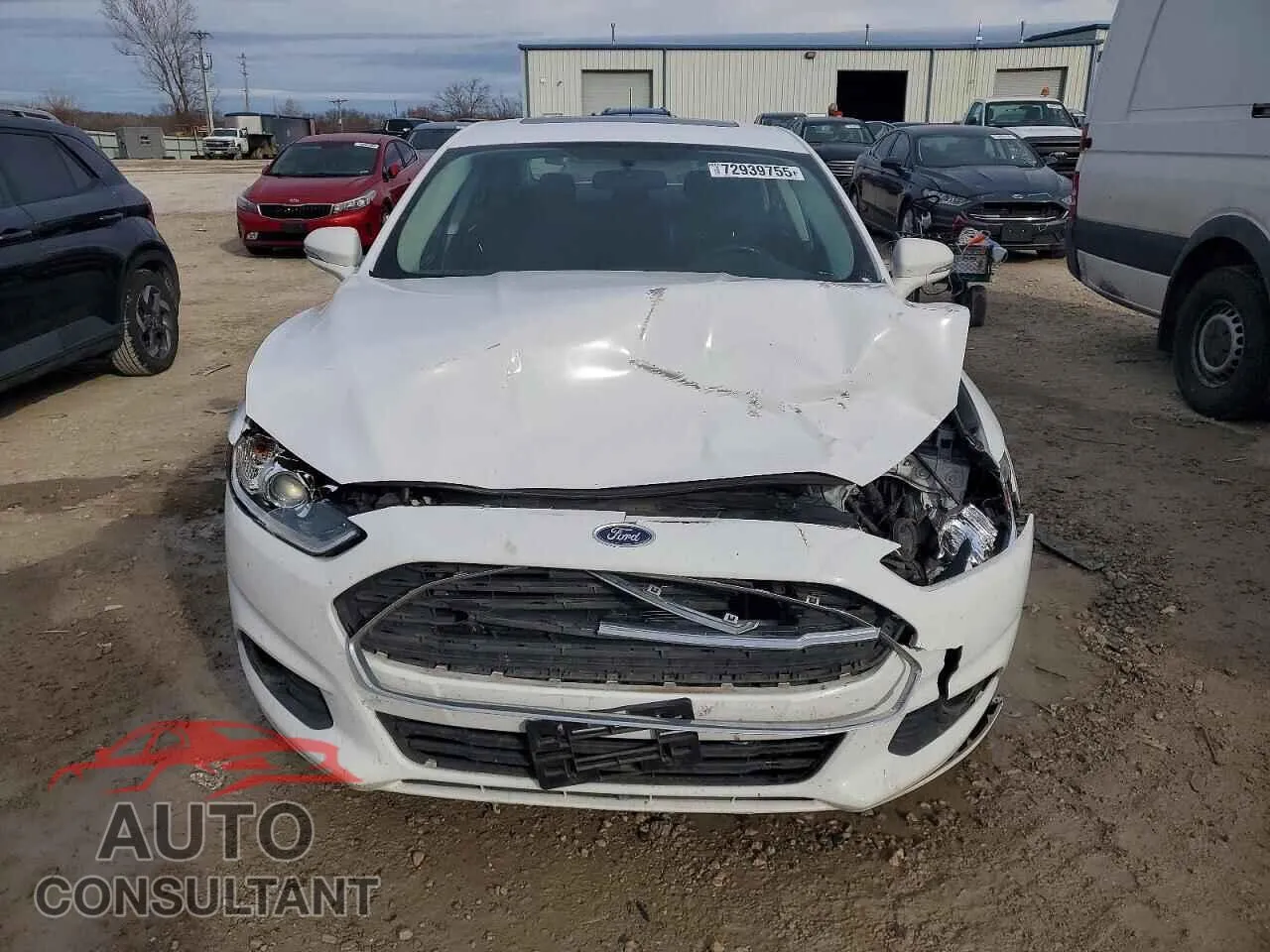 2014 FORD FUSION Damaged VIN 1FA6P0H72E5374035 – interior seats