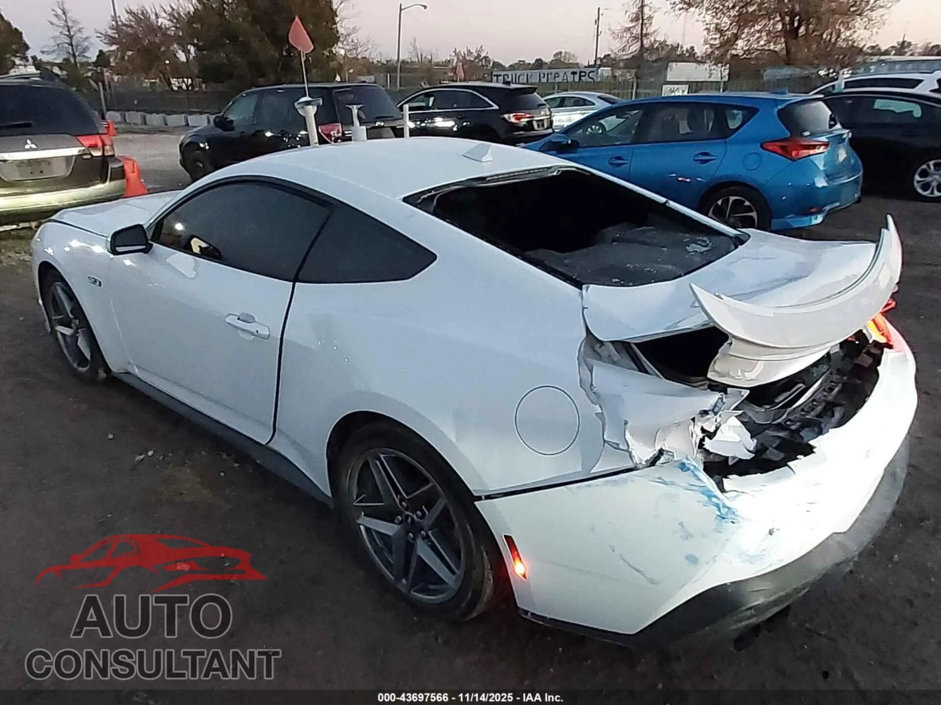 2024 FORD MUSTANG Damaged VIN 1FA6P8CF3R5420510 – side profile