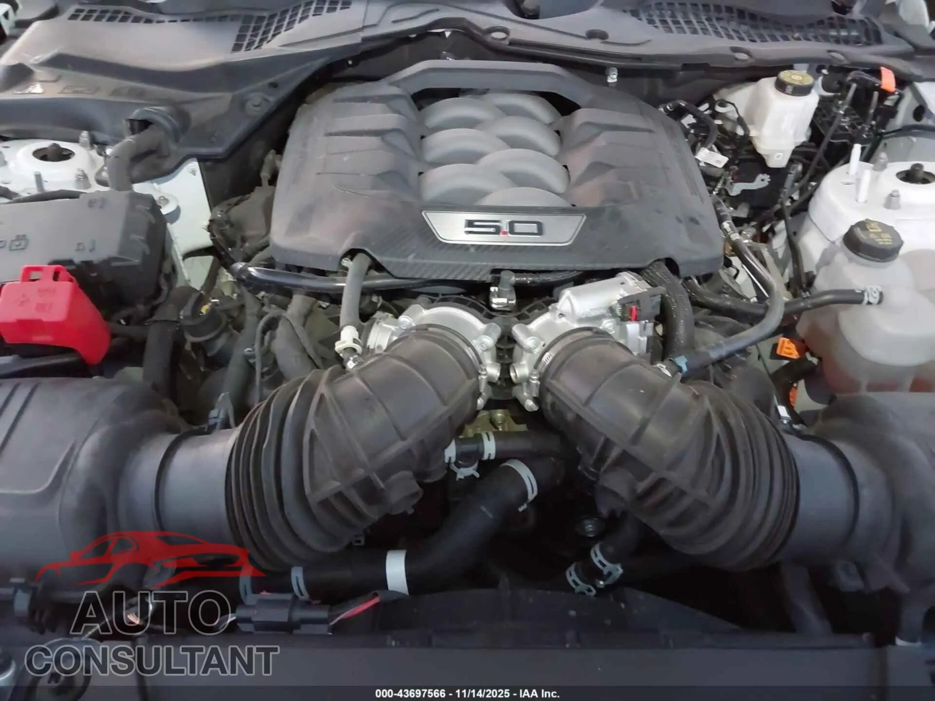 2024 FORD MUSTANG Damaged VIN 1FA6P8CF3R5420510 – odometer reading