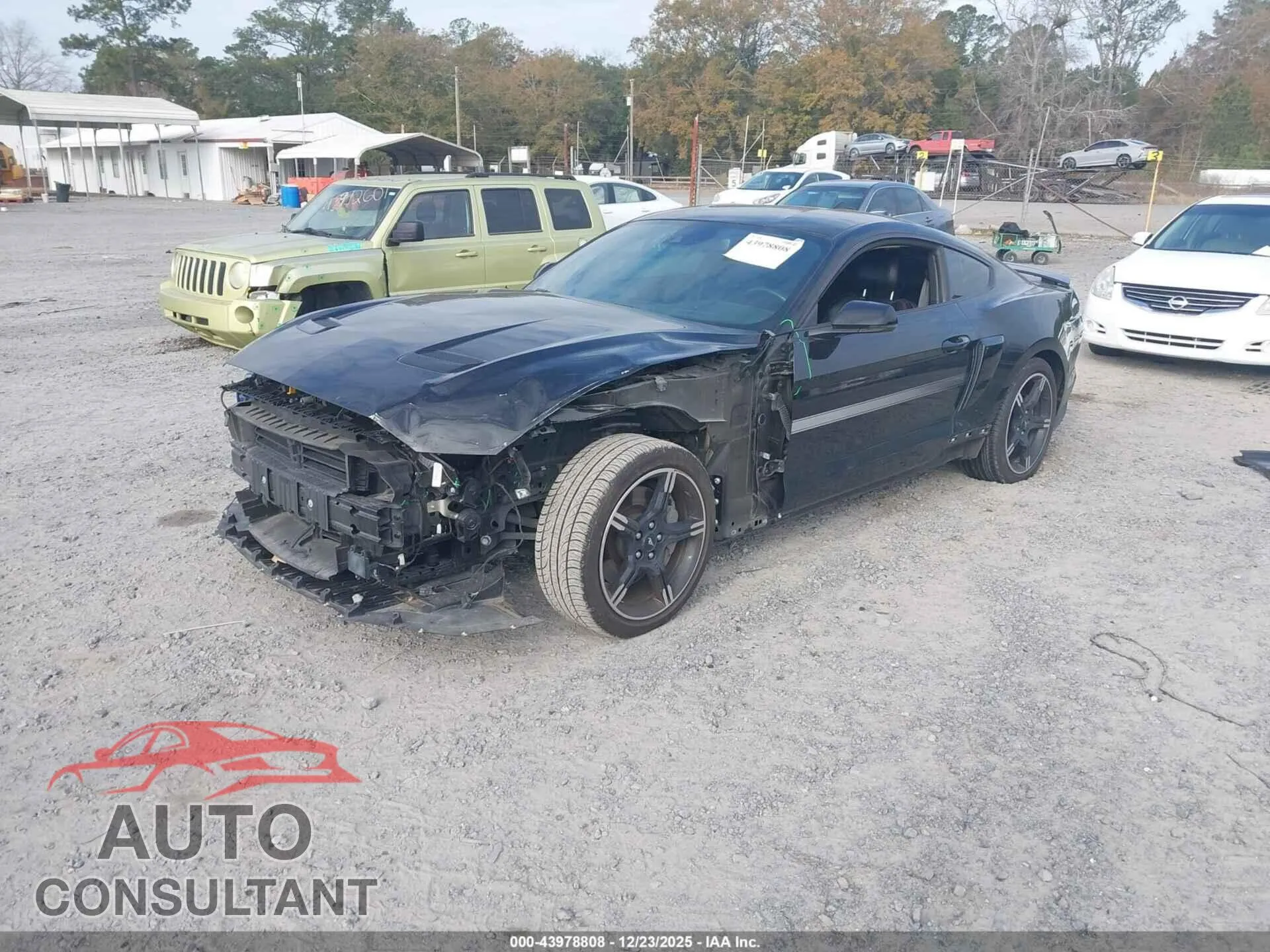 2021 FORD MUSTANG Damaged VIN 1FA6P8CF8M5104531 – rear exterior