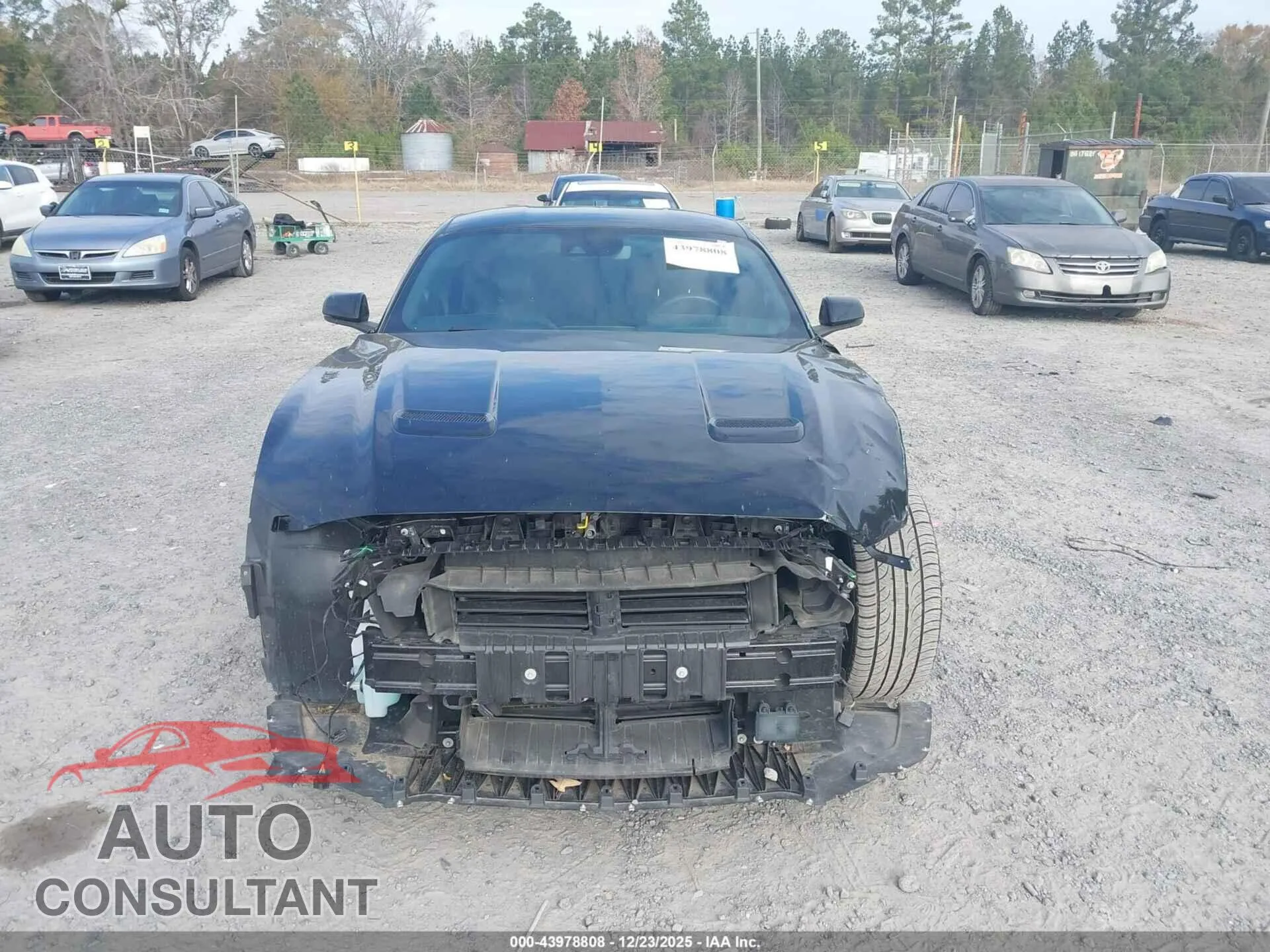 2021 FORD MUSTANG Damaged VIN 1FA6P8CF8M5104531 – engine bay