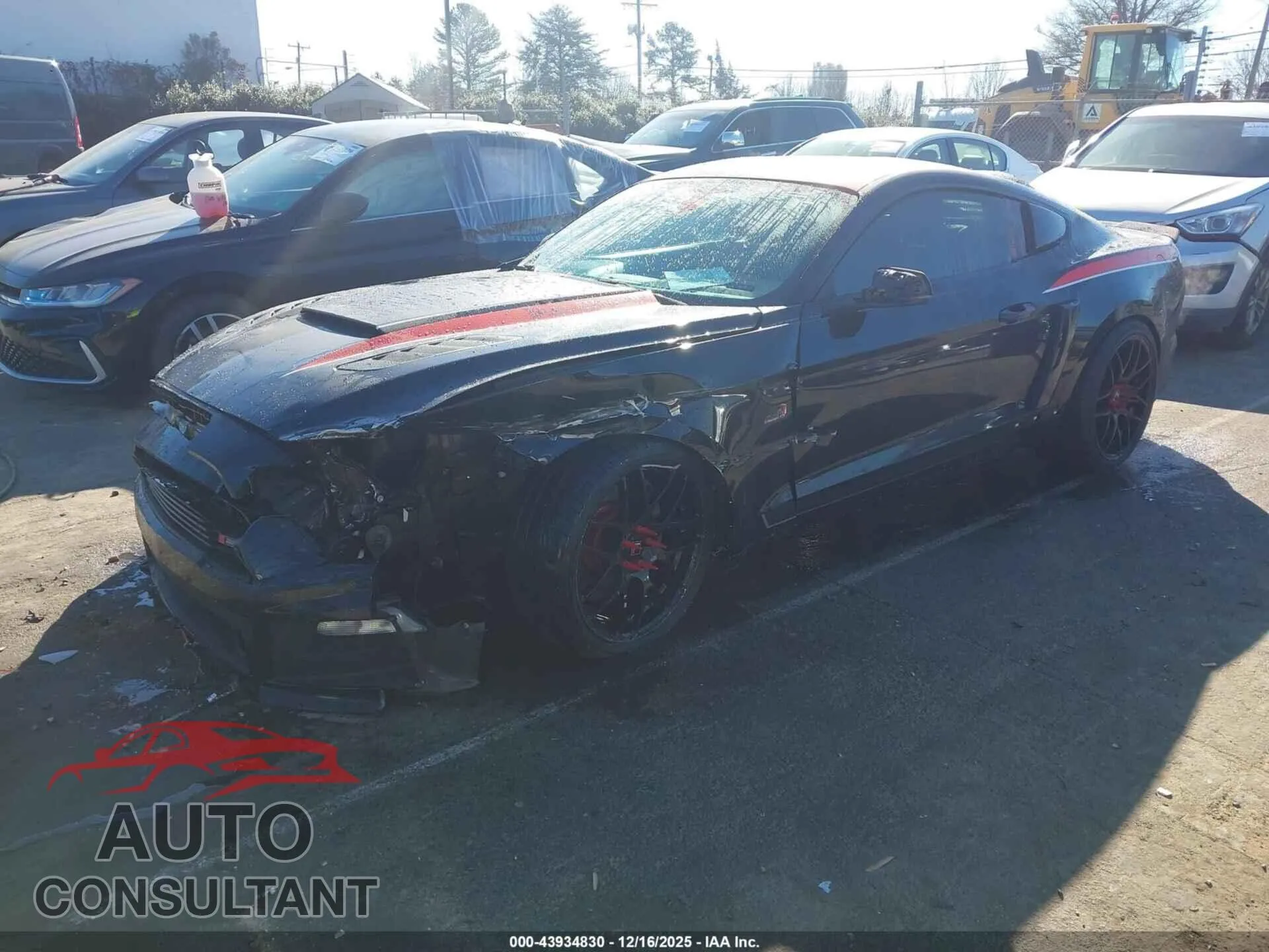 2015 FORD MUSTANG Damaged VIN 1FA6P8CFXF5384097 – rear exterior