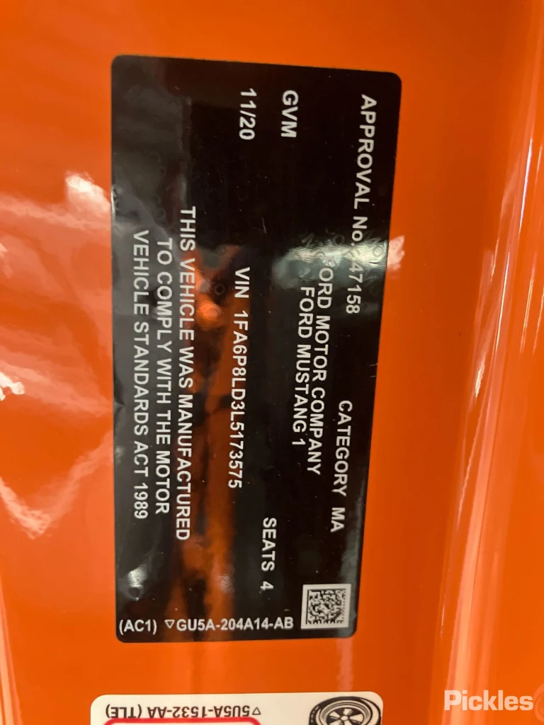 2020 Ford Mustang Damaged VIN 1FA6P8LD3L5173575 – photo 11