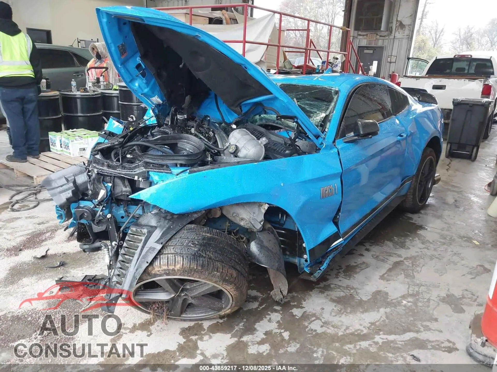 2023 FORD MUSTANG Damaged VIN 1FA6P8R01P5500193 – rear exterior 2023 FORD MUSTANG Damaged VIN 1FA6P8R01P5500193 – rear exterior