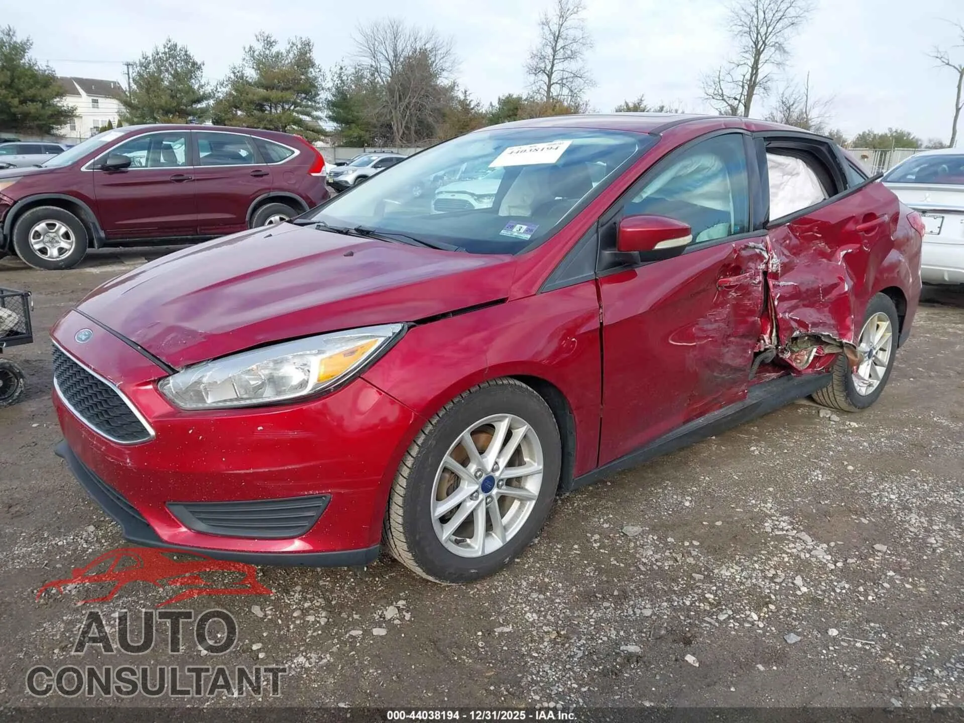 2016 FORD FOCUS Damaged VIN 1FADP3F20GL251025 – rear exterior
