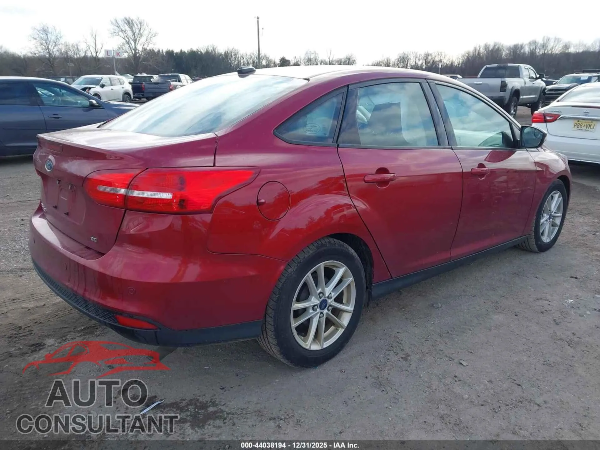 2016 FORD FOCUS Damaged VIN 1FADP3F20GL251025 – dashboard