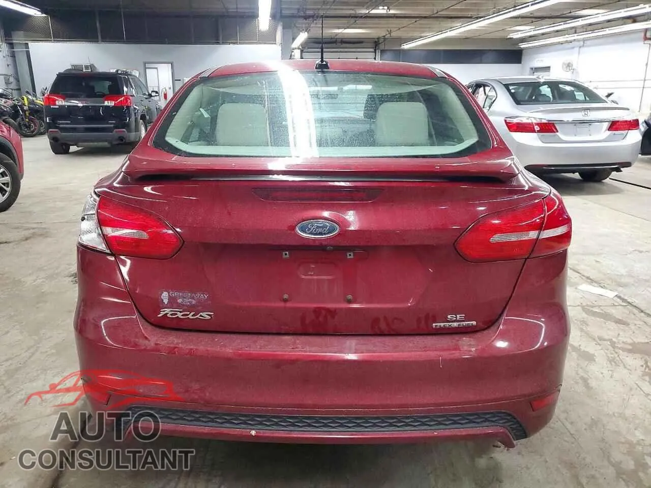 2015 FORD FOCUS Damaged VIN 1FADP3F21FL248049 – engine bay