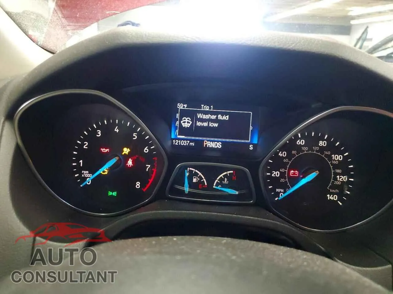 2015 FORD FOCUS Damaged VIN 1FADP3F21FL248049 – trunk area