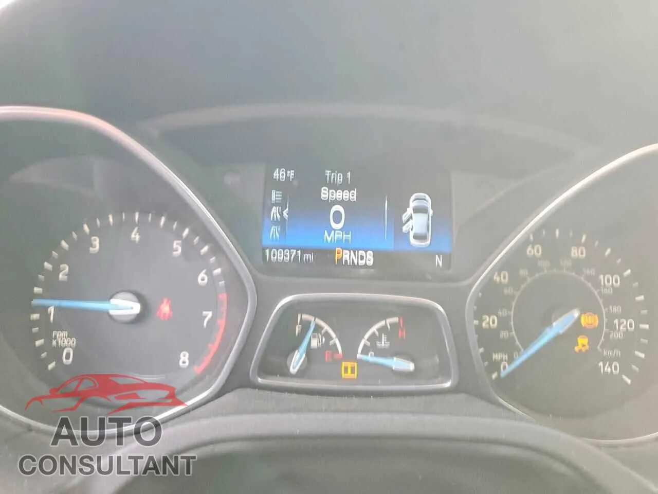 2016 FORD FOCUS Damaged VIN 1FADP3K28GL215329 – trunk area