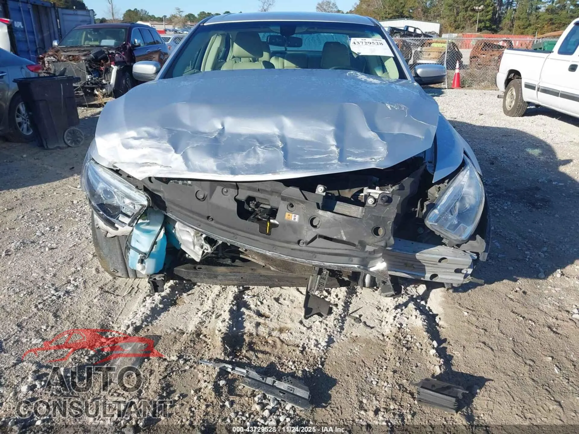 2015 FORD TAURUS Damaged VIN 1FAHP2E87FG164537 – engine bay