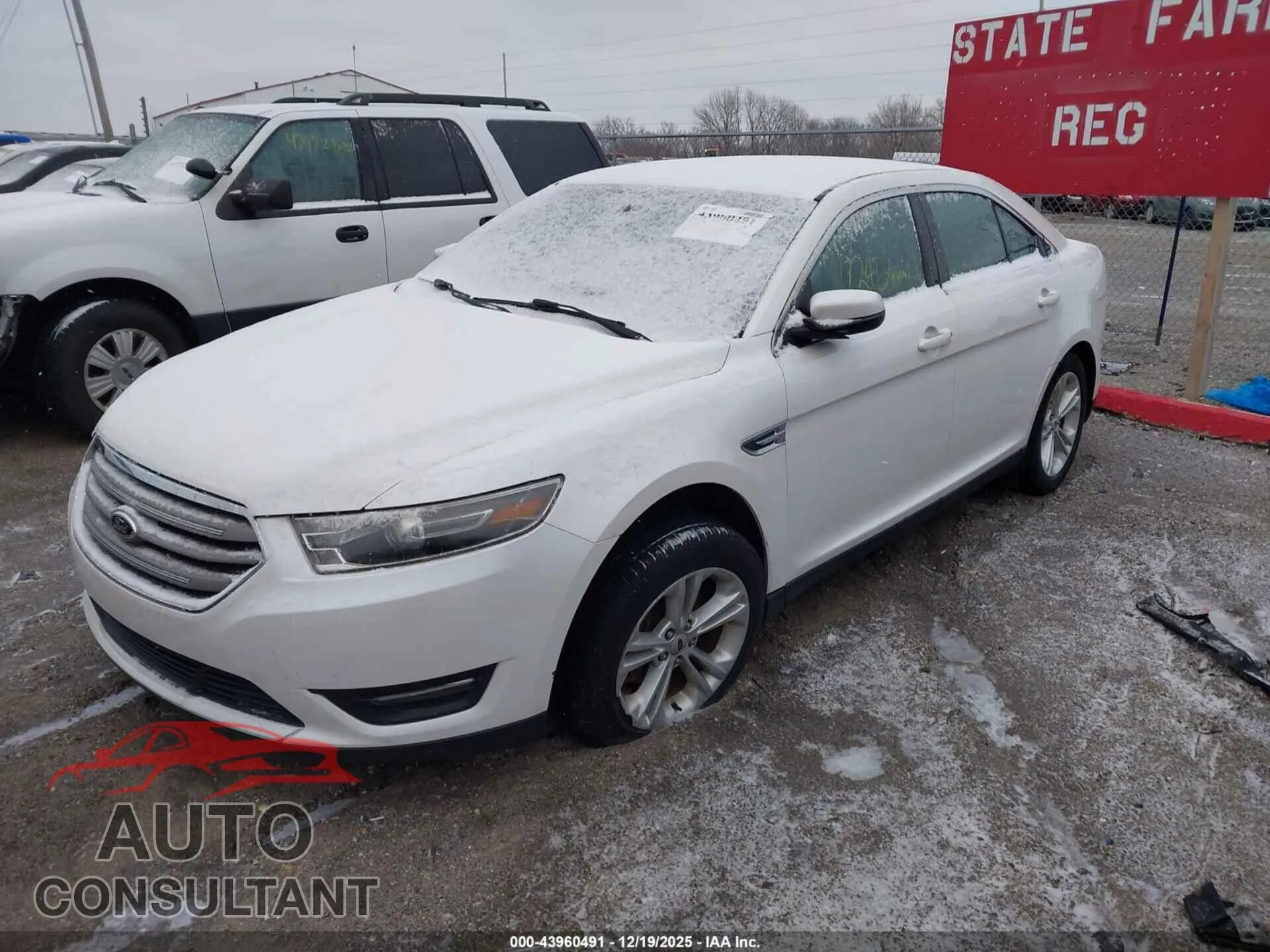 2015 FORD TAURUS Damaged VIN 1FAHP2E95FG118259 – rear exterior