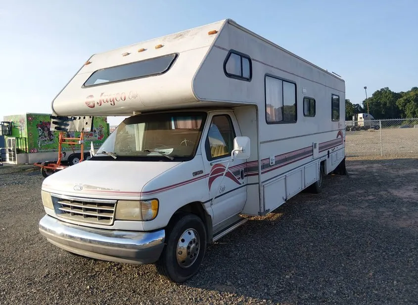 1995 Ford E-350 Used VIN 1FDKE30G1SHB04019 – front exterior