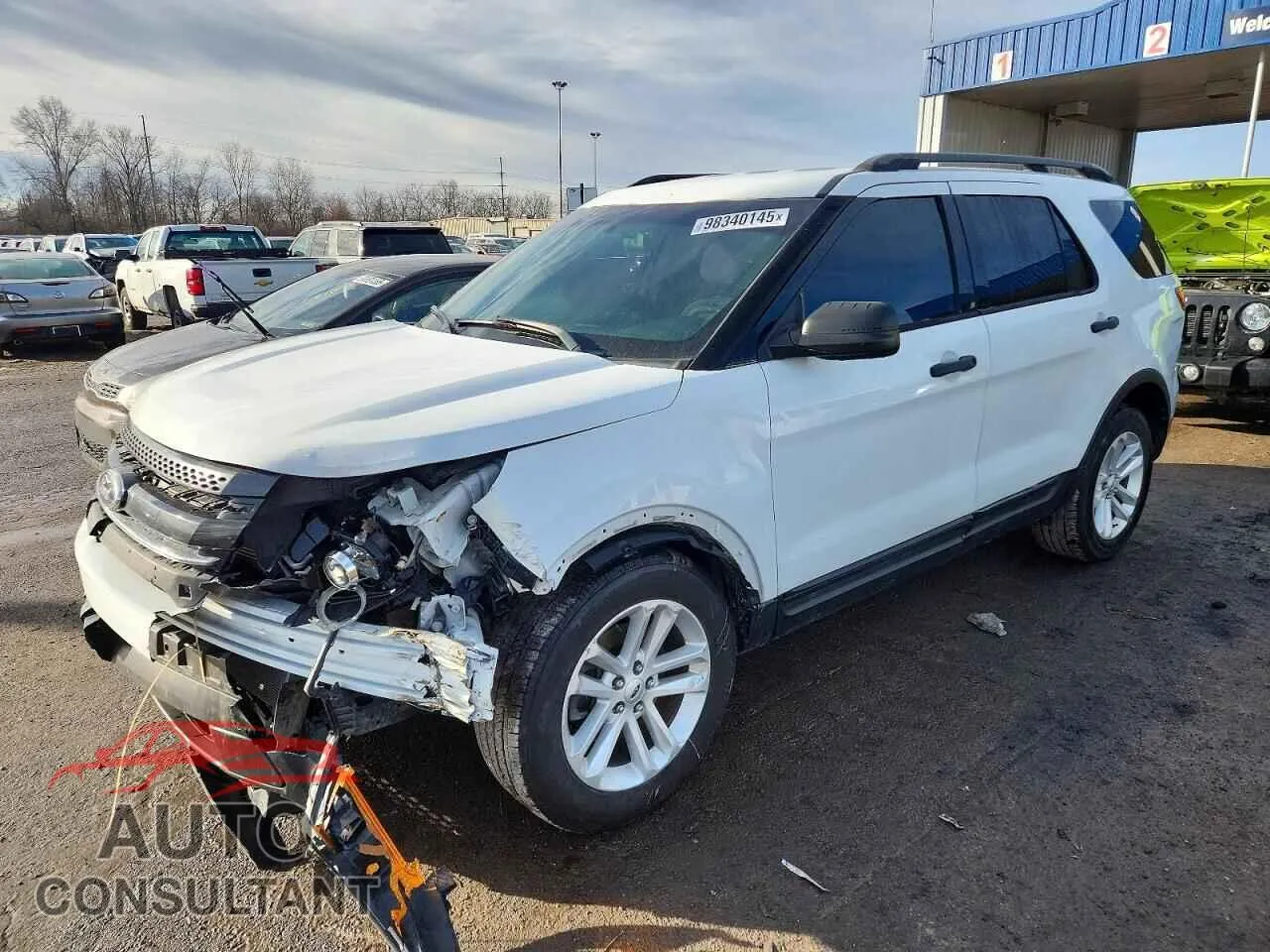 2015 FORD EXPLORER VIN 1FM5K7B86FGB94587