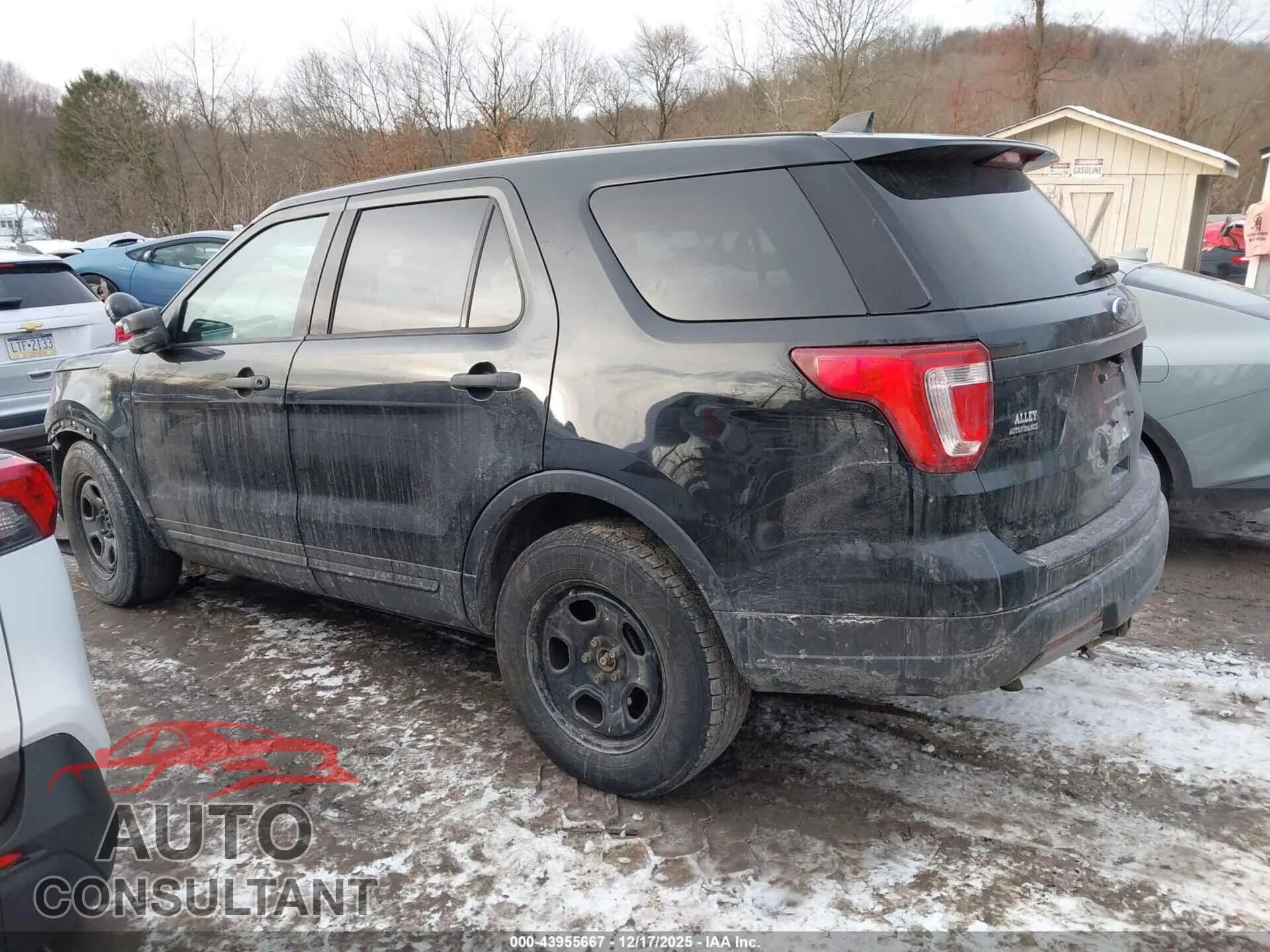 2018 FORD POLICE INTERCEPTOR UTILITY Damaged VIN 1FM5K8ARXJGC42889 – side profile 2018 FORD POLICE INTERCEPTOR UTILITY Damaged VIN 1FM5K8ARXJGC42889 – side profile
