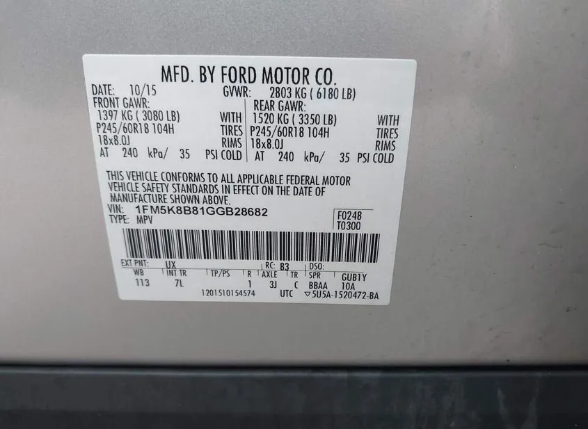 2016 FORD EXPLORER Used VIN 1FM5K8B81GGB28682 – photo 11