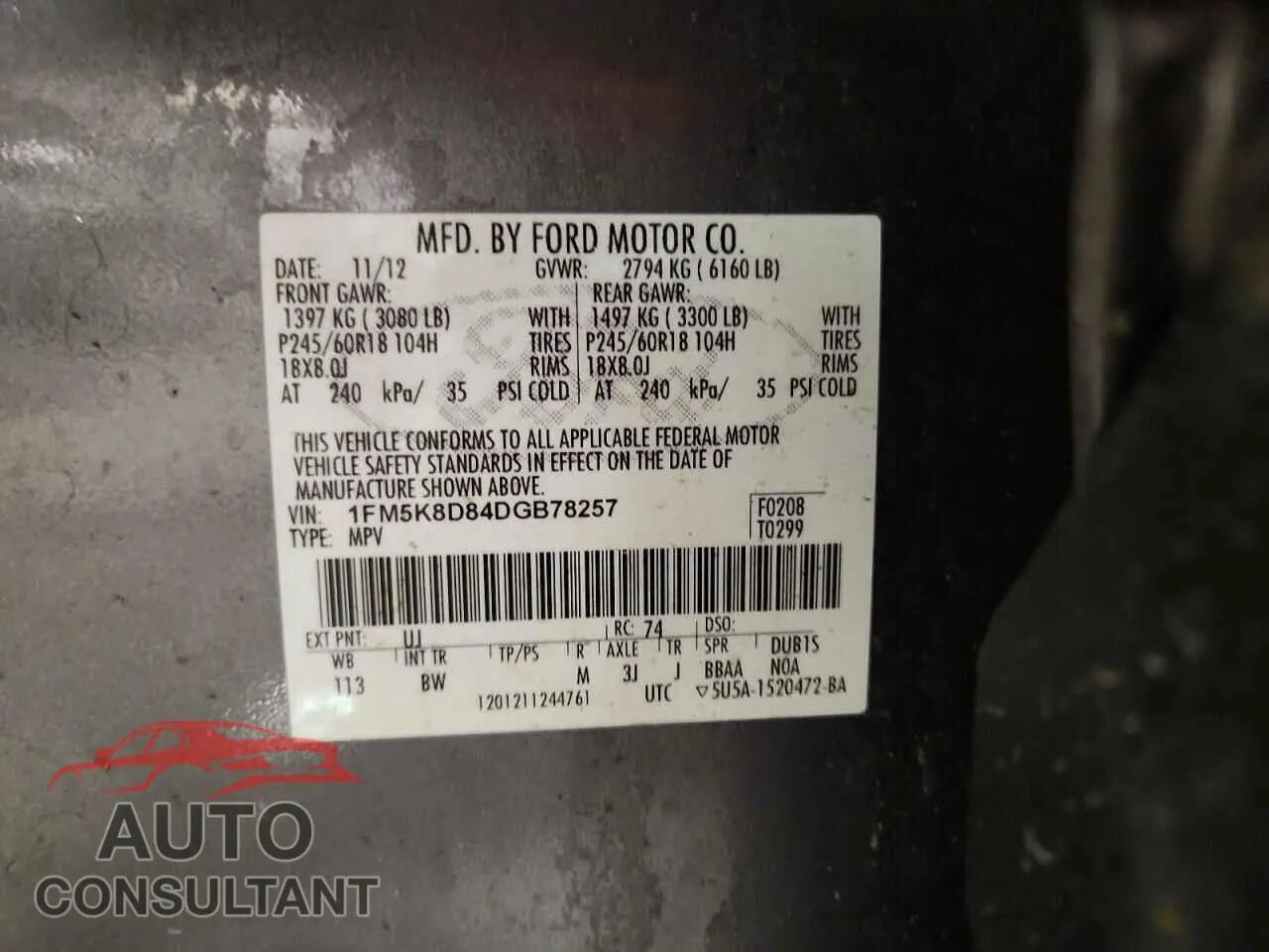 2013 FORD EXPLORER Used VIN 1FM5K8D84DGB78257 – photo 13