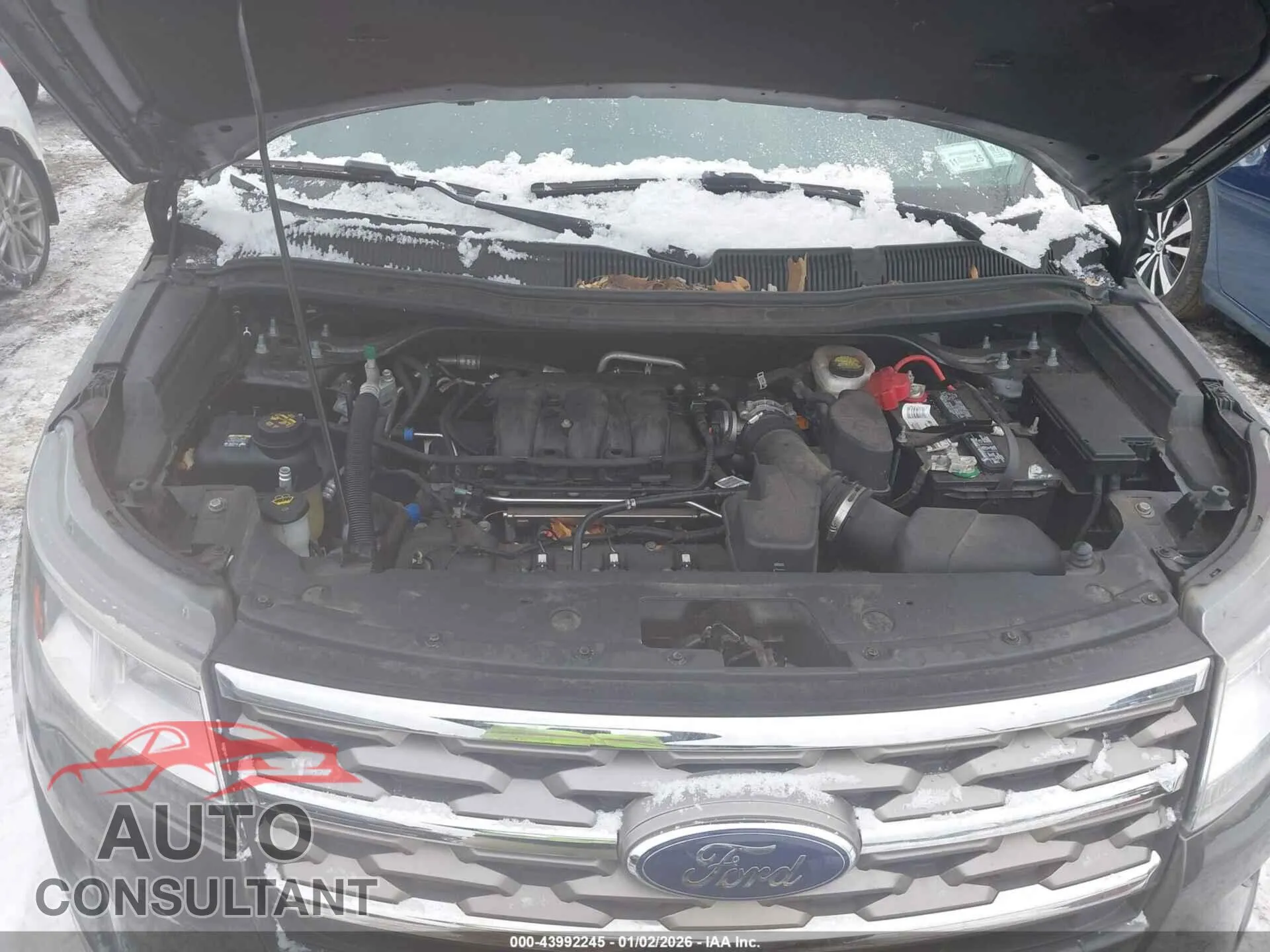 2019 FORD EXPLORER Damaged VIN 1FM5K8D85KGB18811 – odometer reading