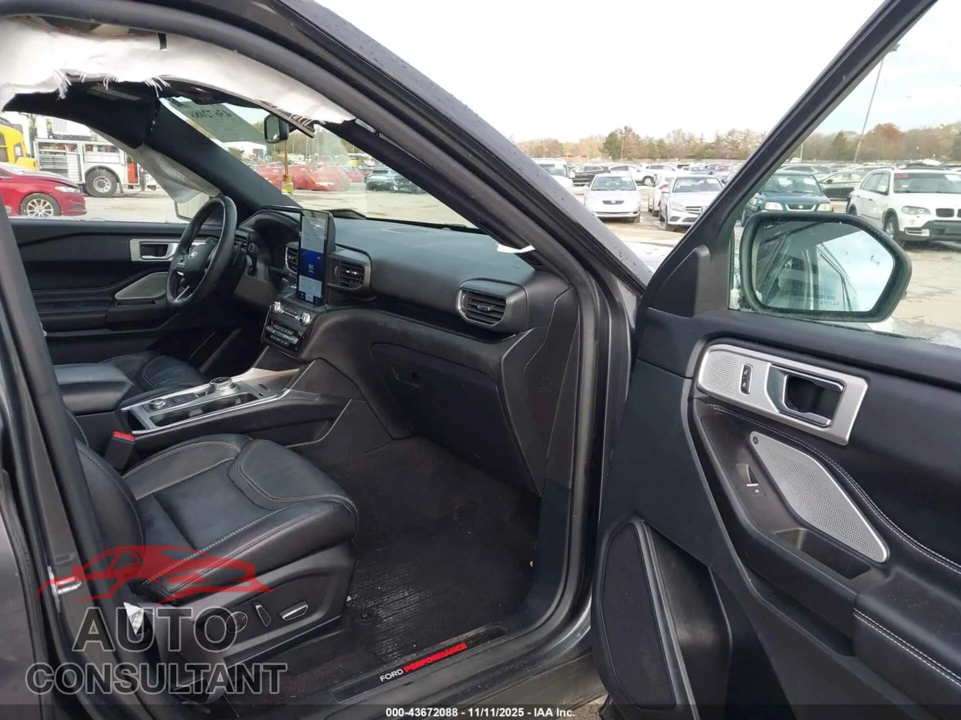 2020 FORD EXPLORER Damaged VIN 1FM5K8GC9LGC07458 – interior seats