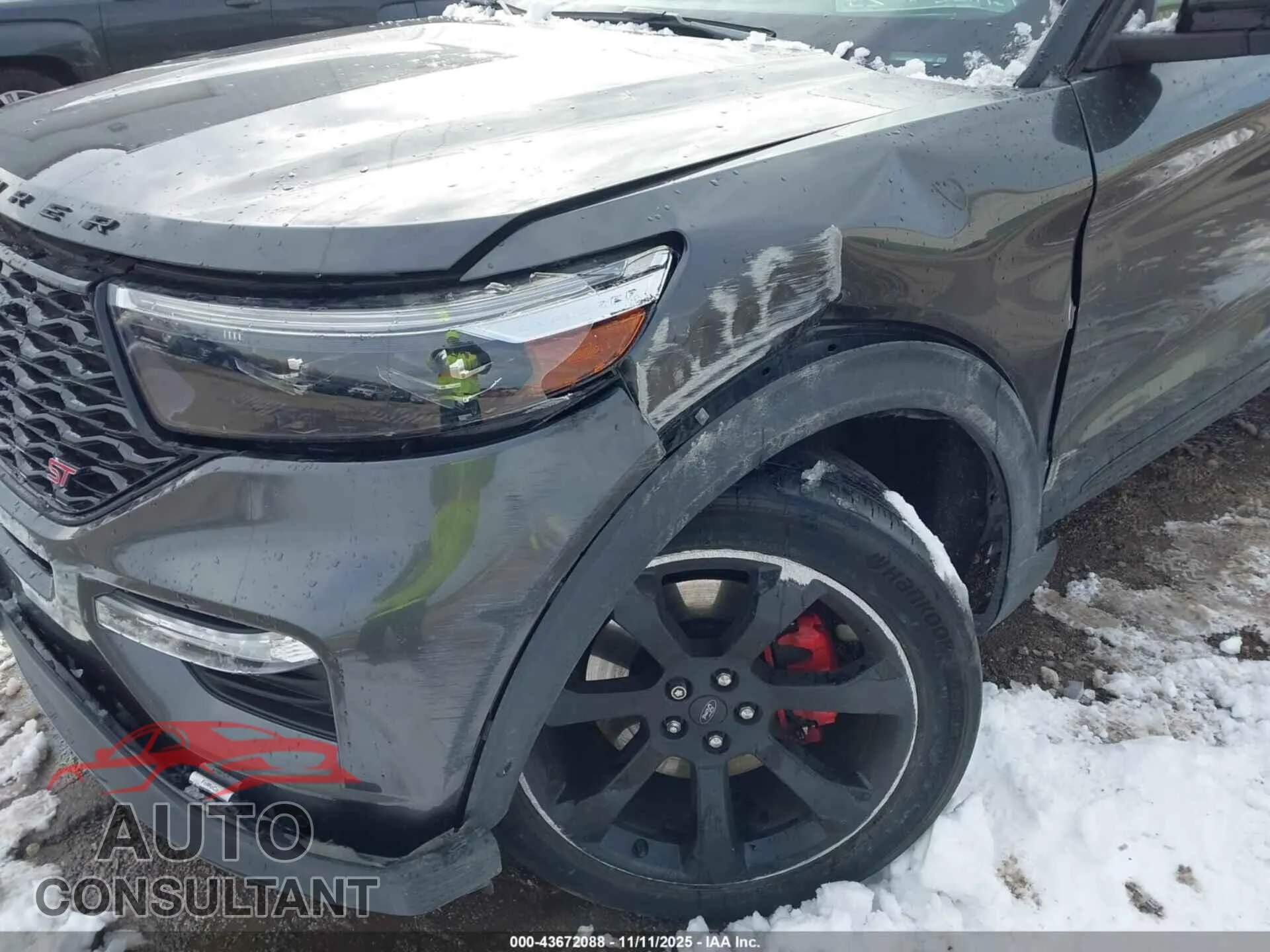 2020 FORD EXPLORER Damaged VIN 1FM5K8GC9LGC07458 – engine bay
