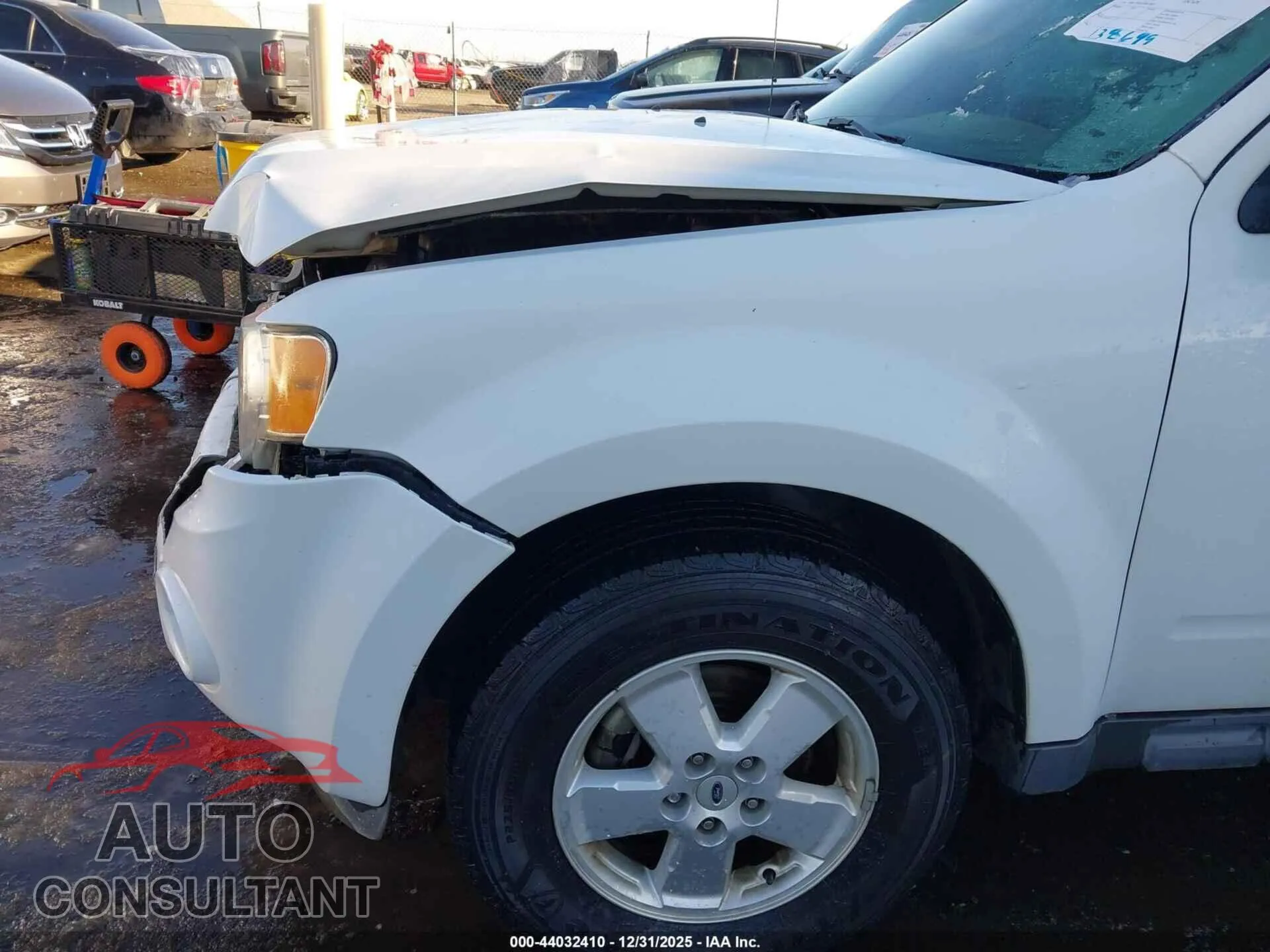 2011 FORD ESCAPE Damaged VIN 1FMCU0DG1BKB79869 – engine bay