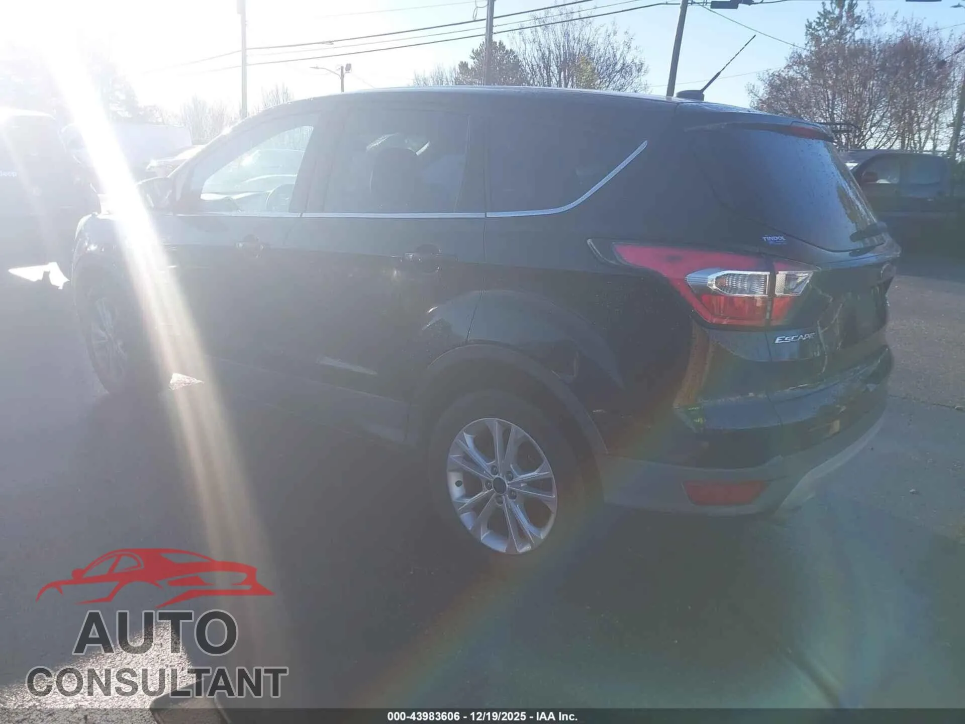 2017 FORD ESCAPE Damaged VIN 1FMCU0GD5HUA75092 – side profile