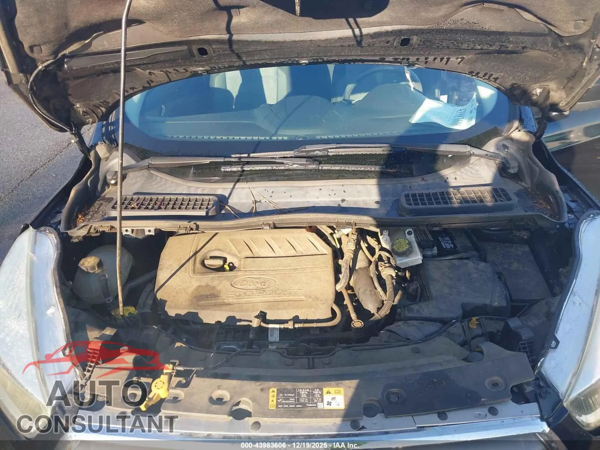2017 FORD ESCAPE Damaged VIN 1FMCU0GD5HUA75092 – odometer reading