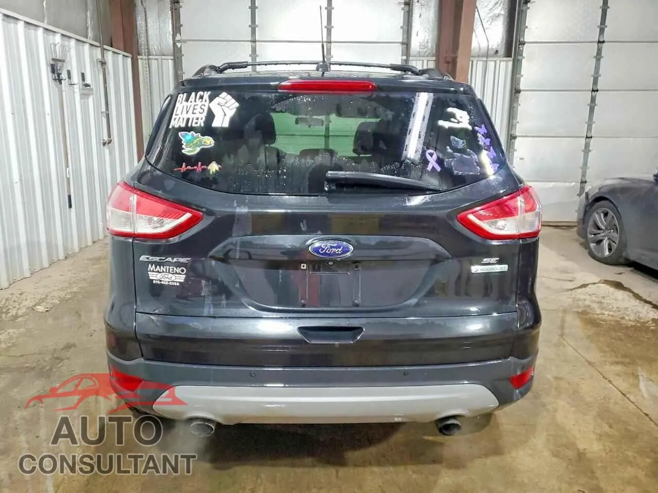 2014 FORD ESCAPE Damaged VIN 1FMCU0GX1EUC39170 – engine bay