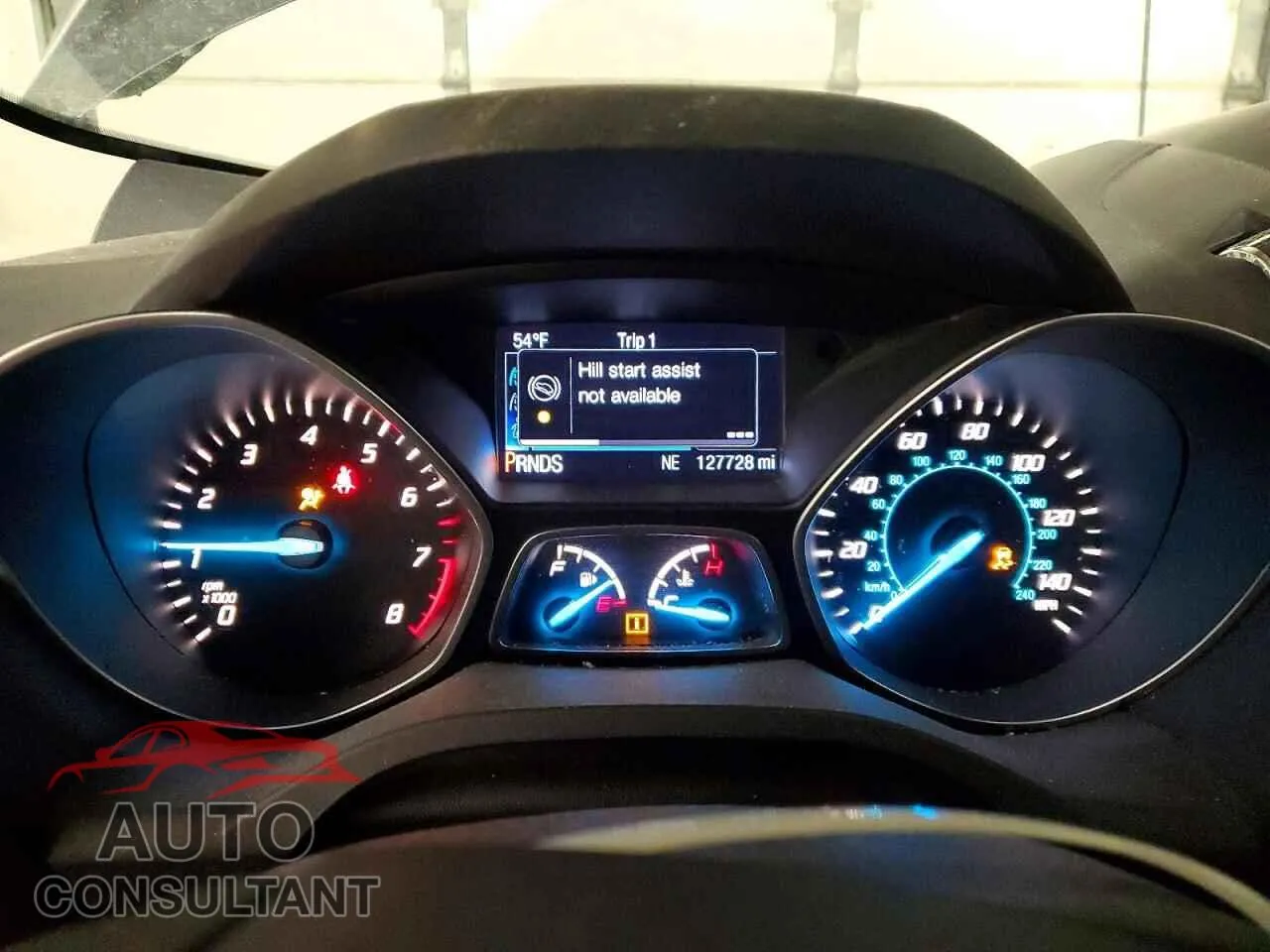 2014 FORD ESCAPE Damaged VIN 1FMCU0GX1EUC39170 – trunk area