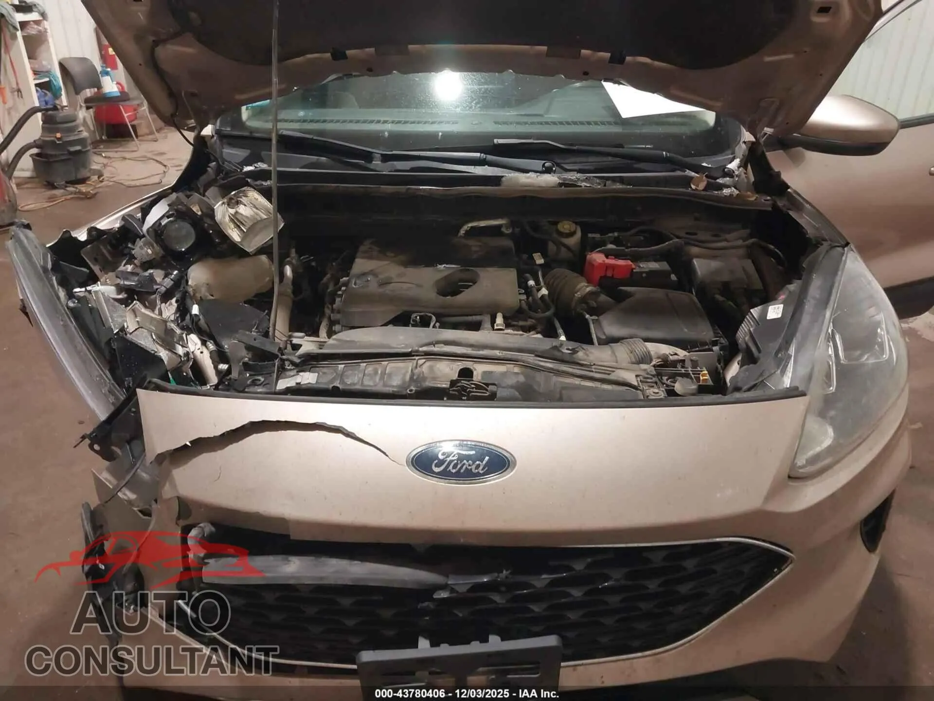 2020 FORD ESCAPE Damaged VIN 1FMCU9G6XLUA35220 – odometer reading