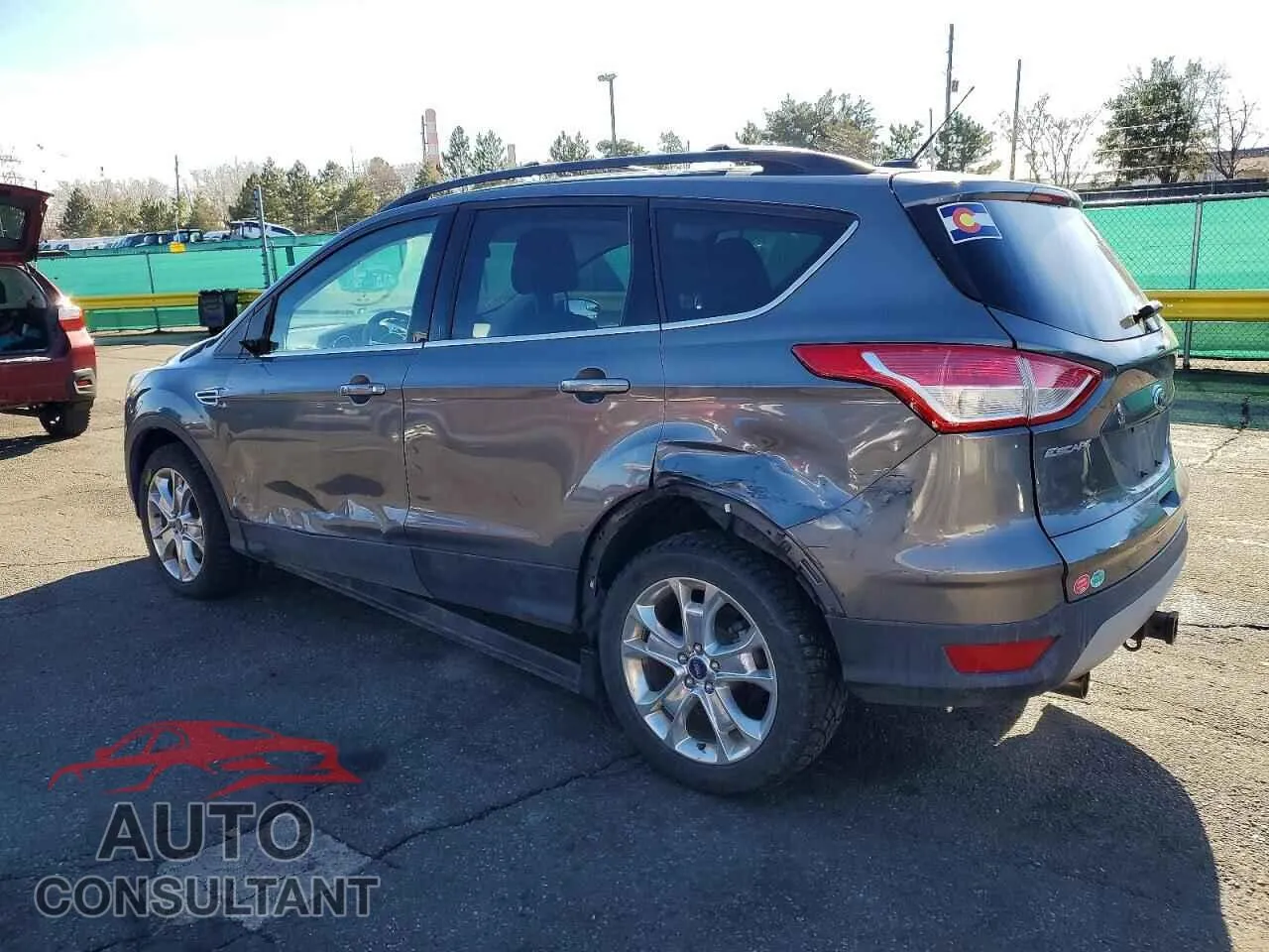 2013 FORD ESCAPE Damaged VIN 1FMCU9G99DUC03182 – rear exterior