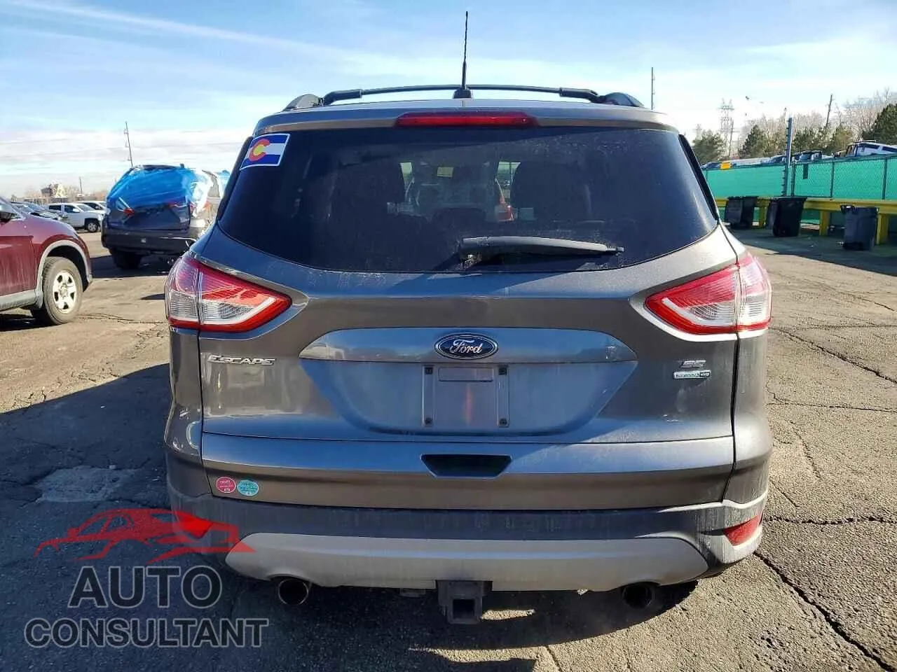 2013 FORD ESCAPE Damaged VIN 1FMCU9G99DUC03182 – engine bay