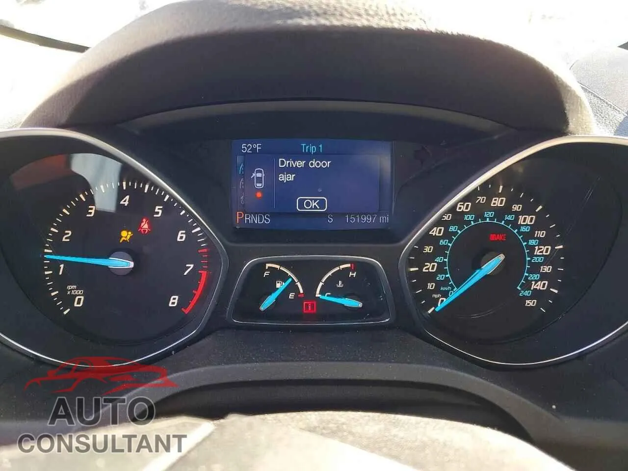 2013 FORD ESCAPE Damaged VIN 1FMCU9G99DUC03182 – trunk area