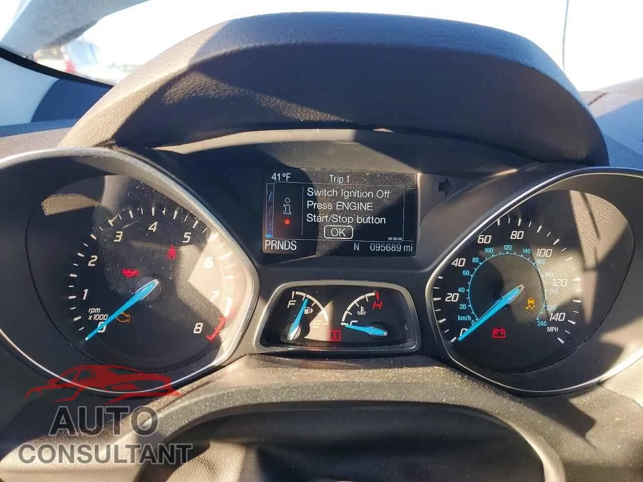 2016 FORD ESCAPE Damaged VIN 1FMCU9J90GUA44954 – trunk area