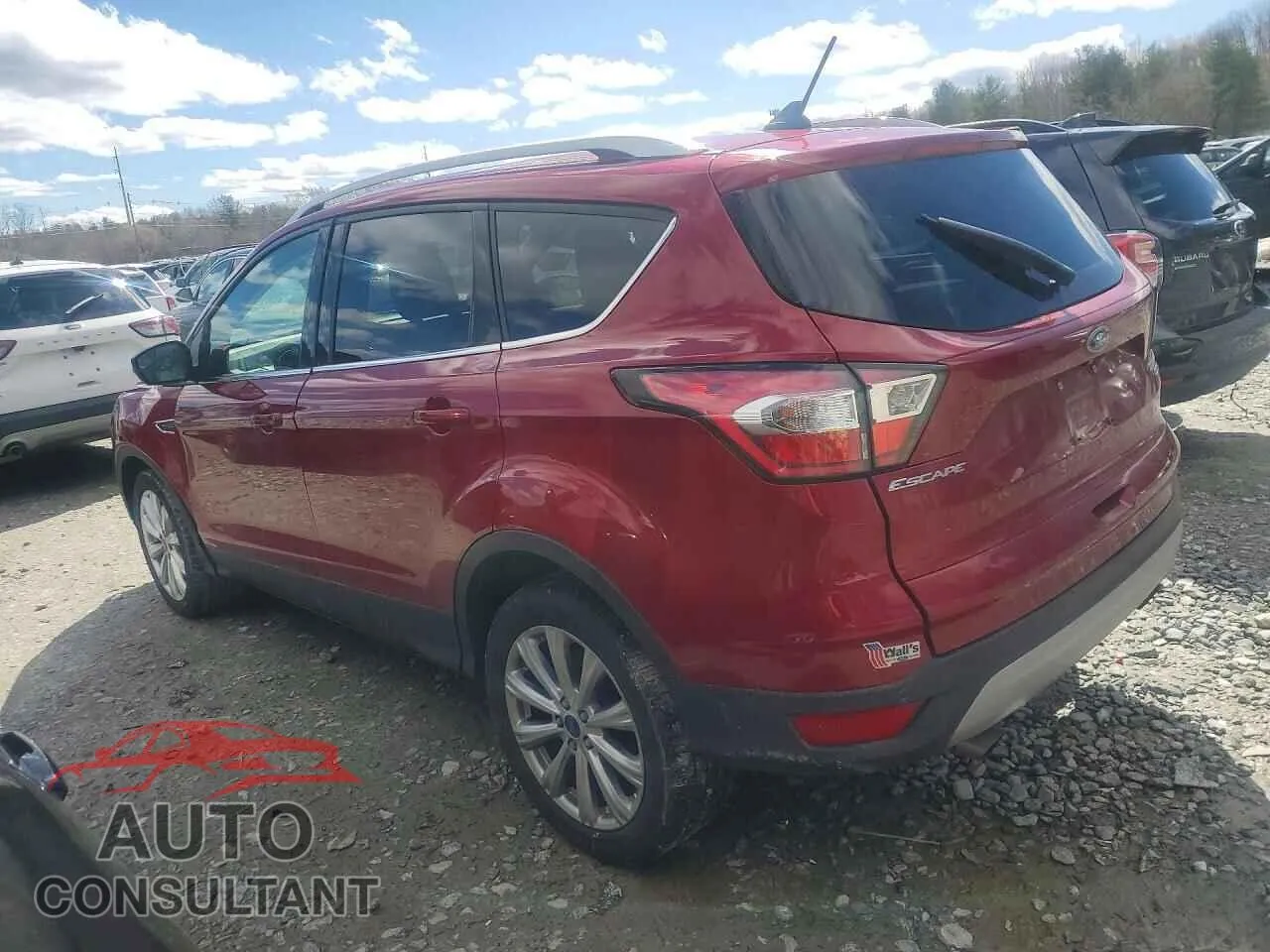 2018 FORD ESCAPE Used VIN 1FMCU9J95JUA38784 – rear exterior