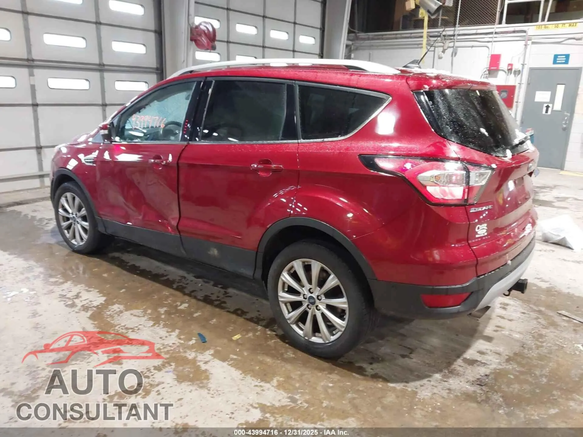 2018 FORD ESCAPE Damaged VIN 1FMCU9J99JUC80140 – side profile