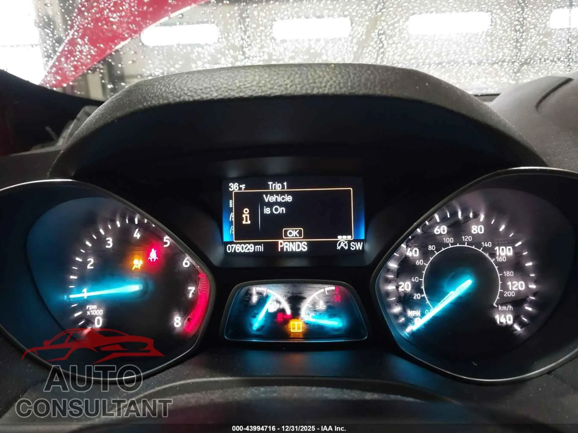 2018 FORD ESCAPE Damaged VIN 1FMCU9J99JUC80140 – exterior detail