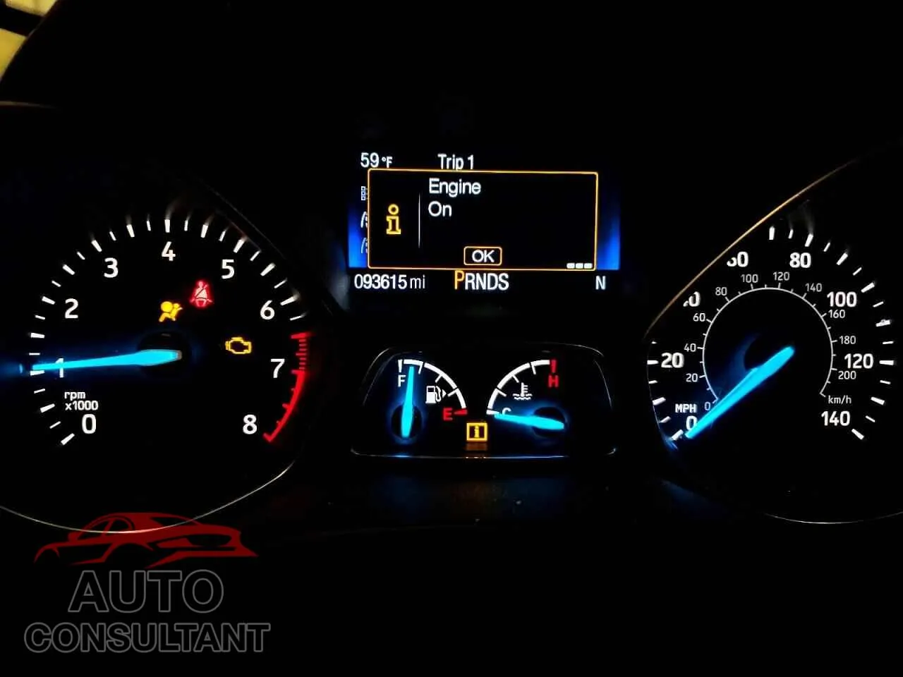 2017 FORD ESCAPE Used VIN 1FMCU9J9XHUA94553 – trunk area