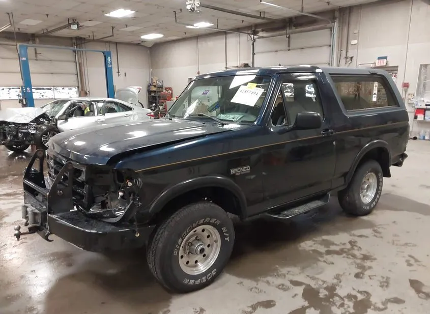 1996 FORD Bronco Used VIN 1FMEU15N3TLB57766 – engine bay