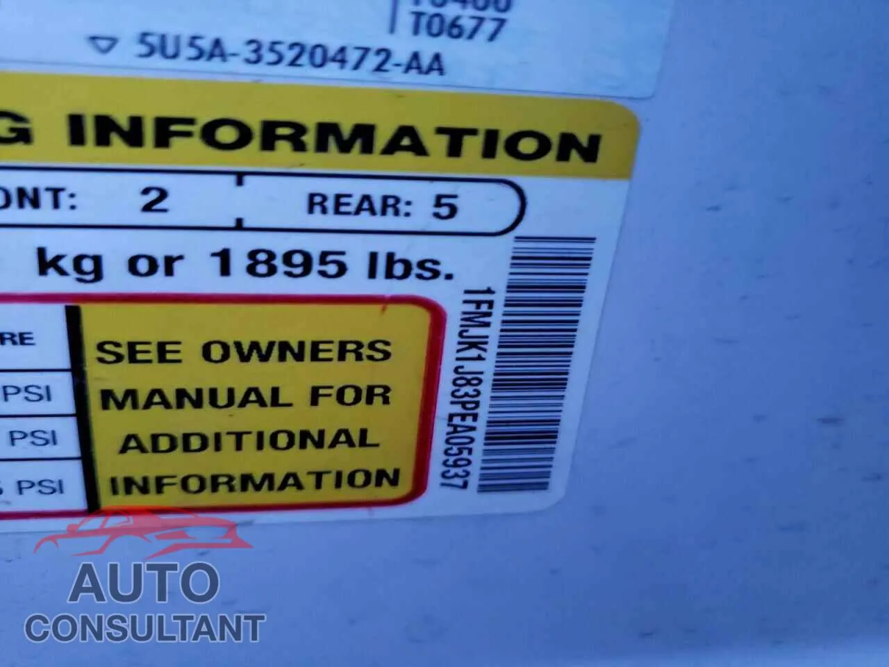 2023 FORD EXPEDITION Damaged VIN 1FMJK1J83PEA05937 – photo 14 2023 FORD EXPEDITION Damaged VIN 1FMJK1J83PEA05937 – photo 14