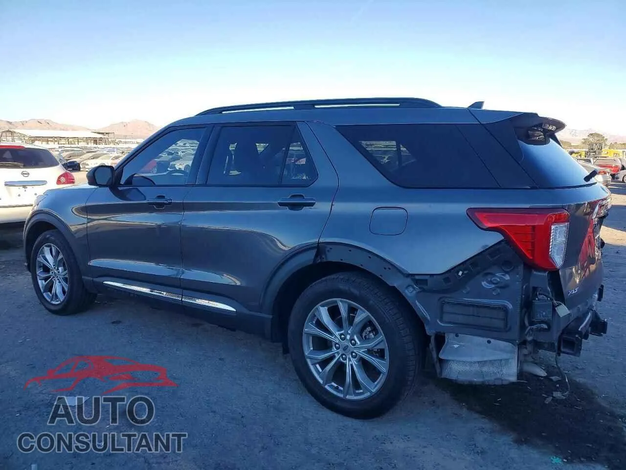 2021 FORD EXPLORER Damaged VIN 1FMSK7DH3MGA16763 – rear exterior