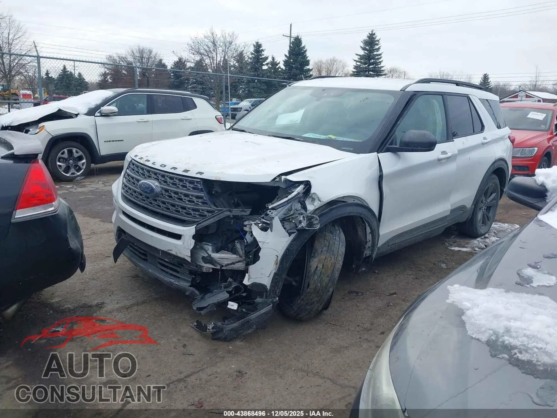 2021 FORD EXPLORER Damaged VIN 1FMSK8DH6MGB94835 – rear exterior