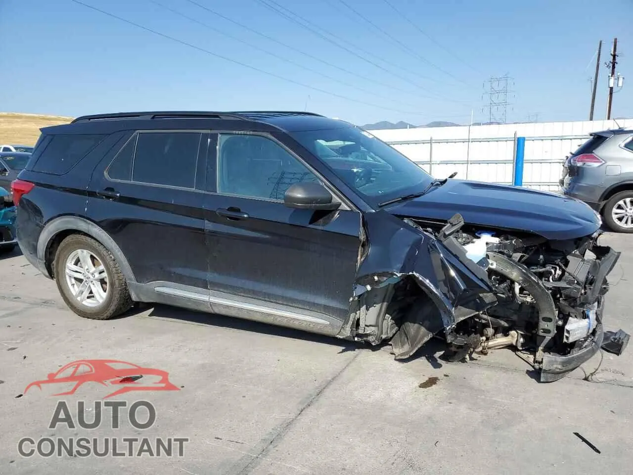 2020 FORD EXPLORER Damaged VIN 1FMSK8DH7LGB05577 – dashboard