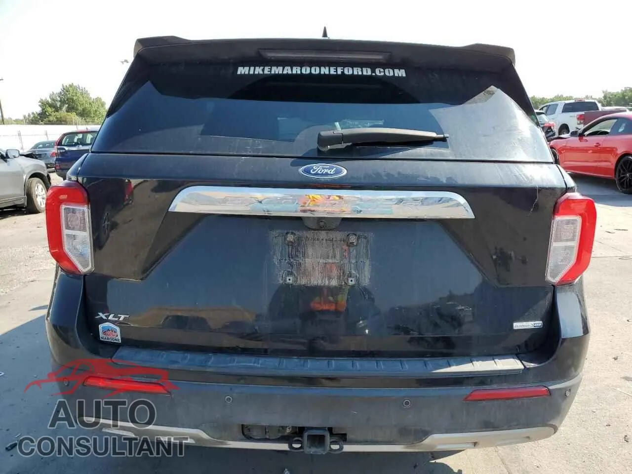 2020 FORD EXPLORER Damaged VIN 1FMSK8DH7LGB05577 – engine bay