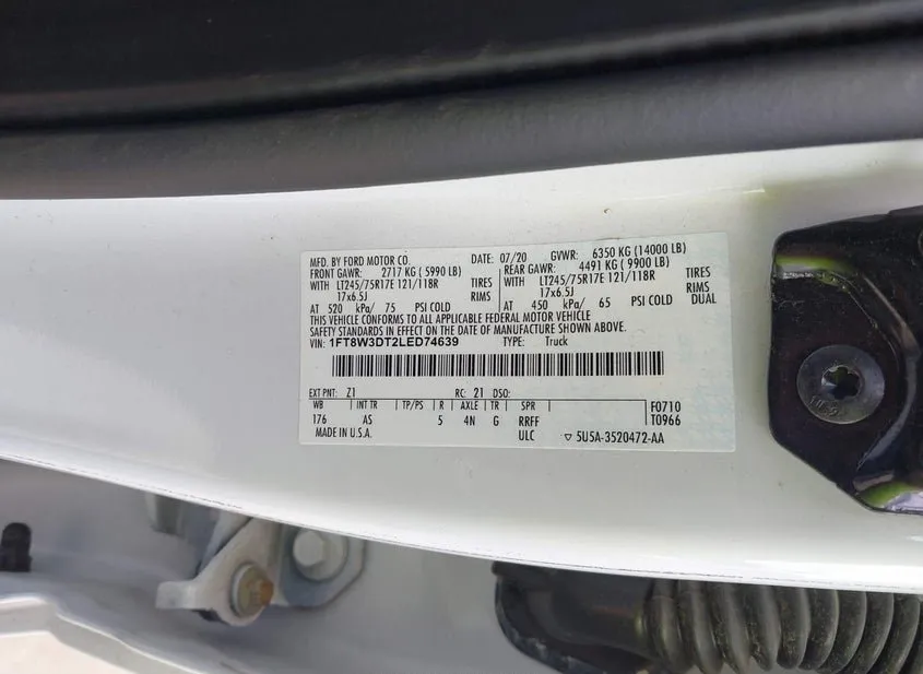 2020 FORD F-350 Used VIN 1FT8W3DT2LED74639 – photo 23