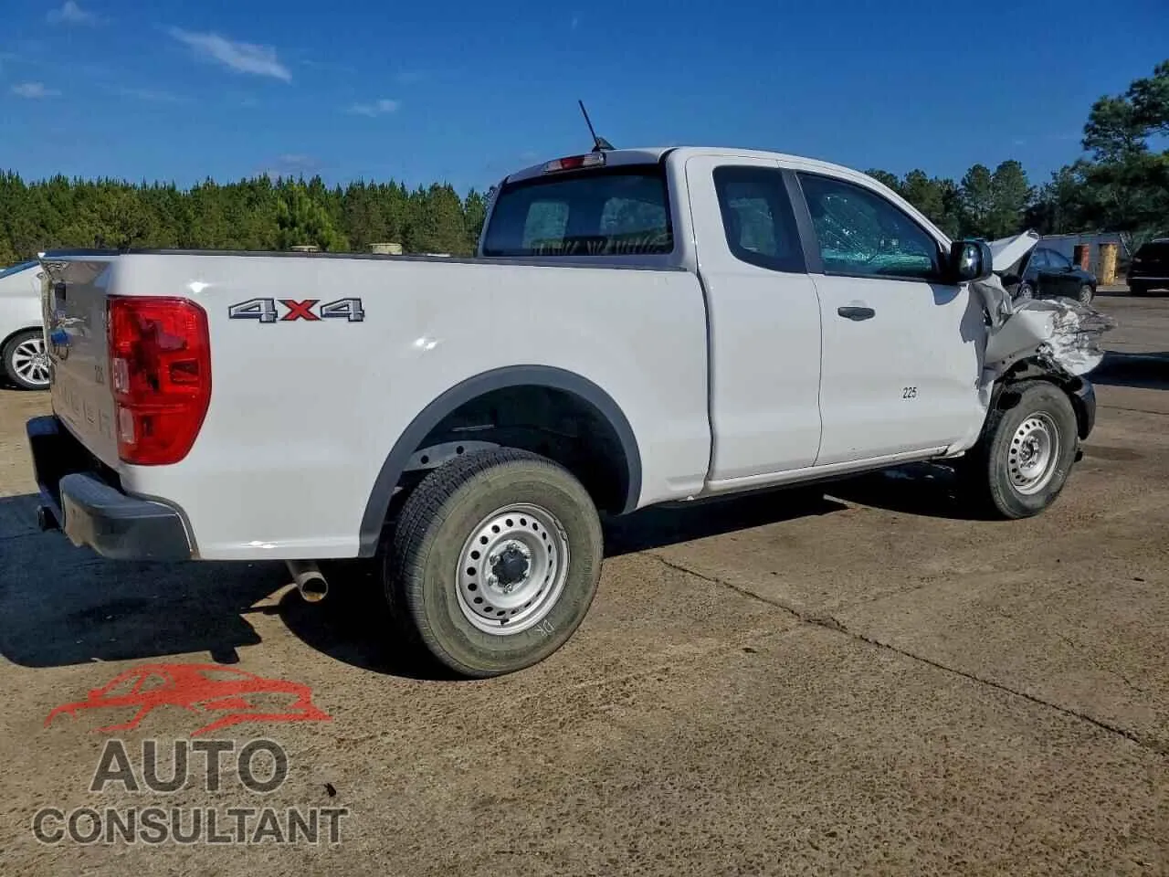2022 FORD RANGER Damaged VIN 1FTER1FH2NLD52209 – side profile