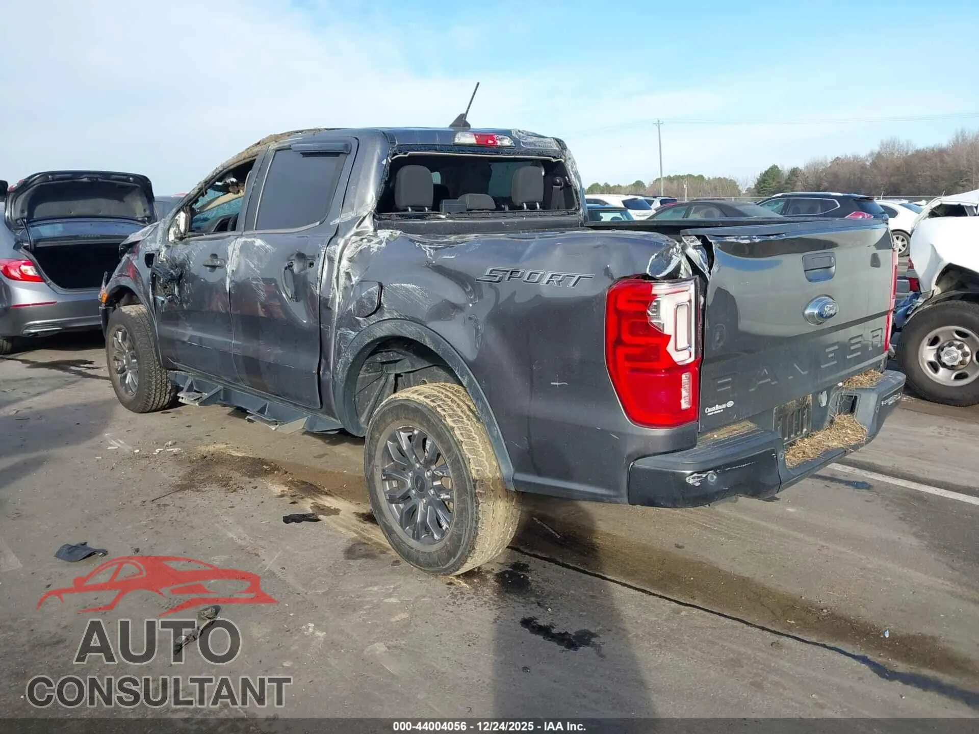 2021 FORD RANGER Damaged VIN 1FTER4EH5MLD29279 – side profile