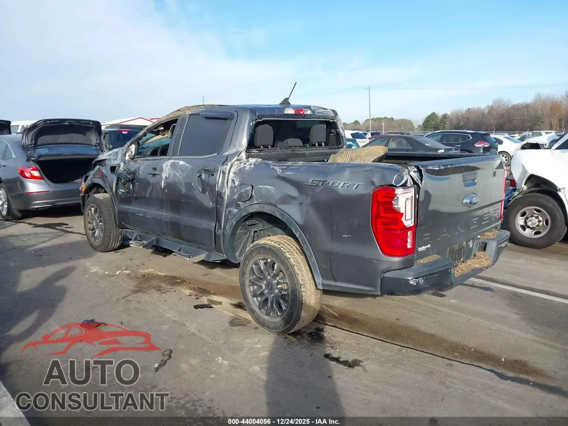 2021 FORD RANGER Damaged VIN 1FTER4EH5MLD29279 – engine bay